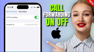 iOS18 How to Turn ON OFF Call Forwarding on iPhone [upl. by Aissac]