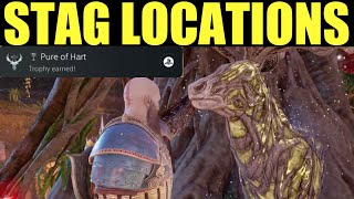 A stag For All Seasons Stag Locations Pure of Hart Trophy Guide God of War Ragnarok [upl. by Niwrehs600]