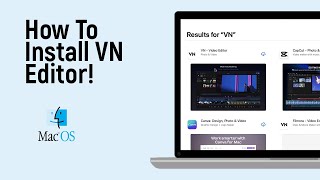 How to Install VN Editor in MacBook easy [upl. by Daub883]