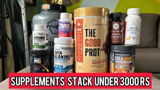 3000 Rs Ka Full Supplements Stack 🔥 [upl. by Debra]