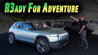 Rivian Walkaround  Our First Look At The Rivian R3 and R3X [upl. by Nnylirej]