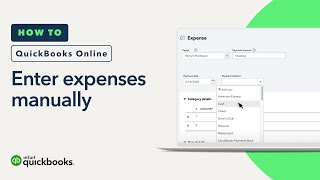 How to enter expenses without a connected bank in QuickBooks Online [upl. by Aniretak615]