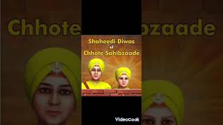 chote sahibzade Shaheedi waheguru youtubeshorts [upl. by Nessej845]