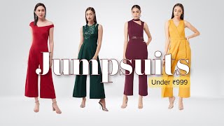 Womens Jumpsuits Under ₹999  Jumpsuit Dress jumpsuits latesttrendy [upl. by Afira]