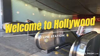 Hollywood and Highland Red Line Subway Train [upl. by Aivlis859]