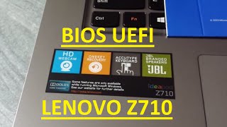 Jak wejść do BIOS UEFI w LENOVO Z710  ForumWiedzy [upl. by Gernhard]