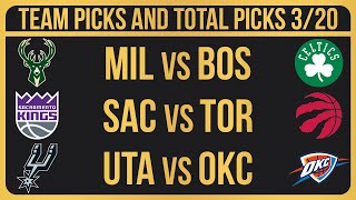 NBA Picks Today 3202024  NBA Bets Today NBA Predictions Today [upl. by Tzong]