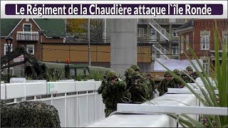 Le régiment de la Chaudière attaque lîle RondeHierAujourdhui [upl. by Chastity47]