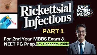 Rickettsial Infections Part 1 Easy Notes amp MCQs  MBBS NEET PG INICET I DrBala  Microbiology [upl. by Valle]