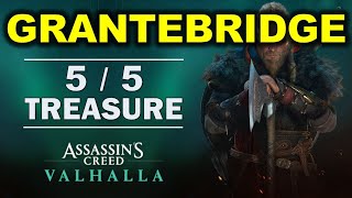 Grantebridge All Treasure Chests Location  Grantebridgescire  Assassins Creed Valhalla [upl. by Llenod]