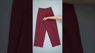 How to sew simple pants Miarti 🧵✂️ [upl. by Hsejar]