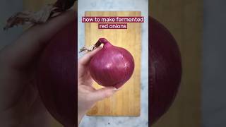 How to Make Fermented Red Onions easyrecipe [upl. by Aikem]