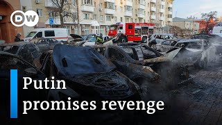 Moscow vows retaliation after Ukraine kills at least 14 people in Russian city  DW News [upl. by Rebmik]