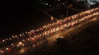 Delting UpHellyAa 2024 Drone footage [upl. by Caddaric]