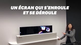 LG va commercialiser une télévision pliable et enroulable [upl. by Chamberlain]