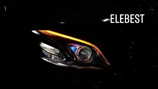 Multibeam LED Headlights Retrofitted In W213 E200 [upl. by Ortensia]