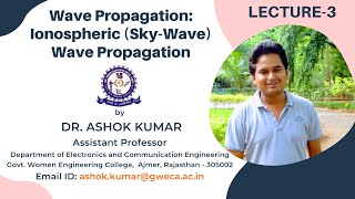 Lecture 3  Ionospheric Propagation  Sky Wave Propagation  Layers of Ionosphere  Dr Ashok Kumar [upl. by Dich]