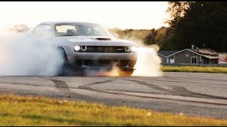 707hp 2015 Dodge Challenger SRT Hellcat Burnout  CARPORN [upl. by Nalon251]