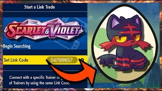 This Link Code Trades EVERY Shiny Starter Pokémon Scarlet amp Violet Shiny Eggs [upl. by Philbo]