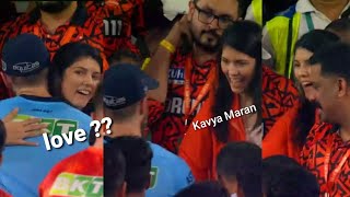 Kavya Maran couldnt control her emotions gave hug to him after seeing on GT jersey SRH vs GT [upl. by Onibas]