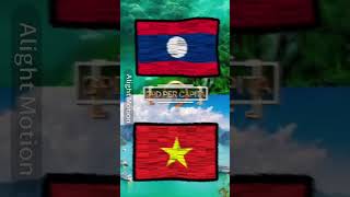 Laos vs Vietnam  geo battle vietnam laos [upl. by Centonze]