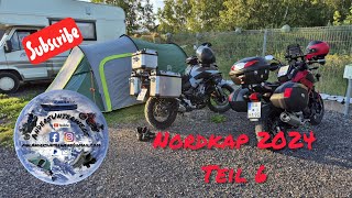 Unsere Nordkap Tour mit Motorrad 2024 Teil 6 [upl. by Lehacim]