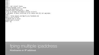 how to ping multiple ip address [upl. by Akenot238]