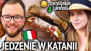 KATANIA SYCYLIA JEDZENIE ULICZNE i RESTAURACJE w KATANII południowe Włochy  GASTRO VLOG 505 [upl. by Nhojleahcim]