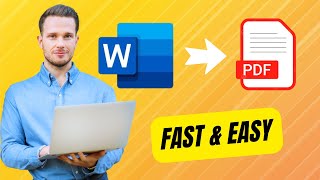 How to Convert a Word Document to PDF Quick and Easy Steps [upl. by Shir]