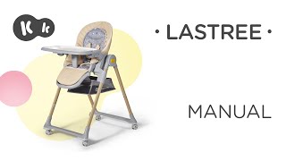 LASTREE 2in1 high chair by Kinderkraft  Instruction Manual [upl. by Macilroy]