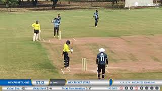 Live Cricket Match  We Cricket Lions vs We Cricket Stars  15Nov24 1136 AM 22  We Cricket Vals [upl. by Fancy]