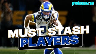 20 MUST STASH Players with SECRET UPSIDE in Fantasy Football [upl. by Proctor589]