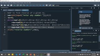 Reverse Number Program in Python  Python Program to Reverse of a Number  In Hindi 38 [upl. by Stan]