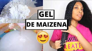 7 BIENFAITS DU GEL DE MAIZENA POUR LES CHEVEUX NATURELS  DIY MASQUE À LA MAIZENA [upl. by Tat]