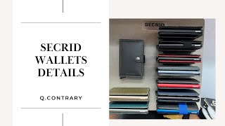 Secrid Wallets  What I have learned what my clients like and why [upl. by Swithin]