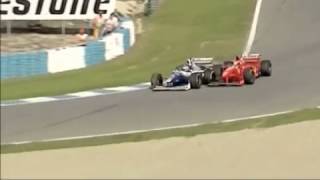 F1 Jerez GP 1997 SchumacherVilleneuve Collision [upl. by Tseng]