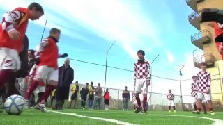 A Gragnano un campo di calcio in gomma riciclata [upl. by Ahcire280]