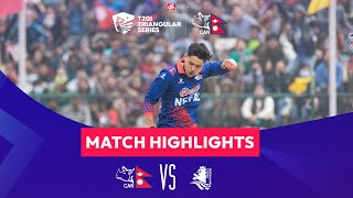 Nepal vs Netherlands  Match Highlights [upl. by Fitz790]