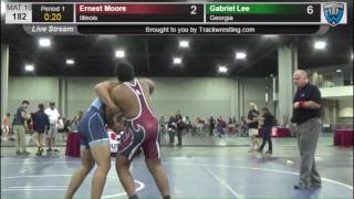 2413 Cadet Men 182 Ernest Moore Illinois vs Gabriel Lee Georgia 3618569104 [upl. by Hazlett]