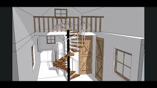 Innovative 442 sq ft Loft Tiny House in Ontario [upl. by Anala943]