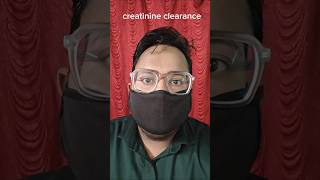 What is Creatinine clearance pharmacy pharmacist viralvideo viralshorts trending job [upl. by Brecher910]