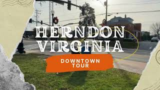 Herndon Virginia  Downtown Tour [upl. by Aynatan]