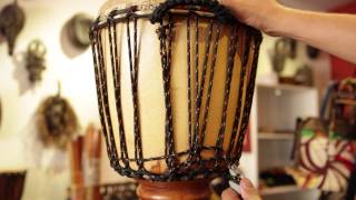 Tune your djembe Ep 3 starting the 2nd row [upl. by Pulcheria]