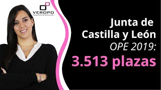 Oferta de Empleo Público 2019 de la Junta de Castilla y León [upl. by Nodnarg]