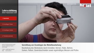 Grundlagen Metallbearbeitung bei der Ausbildung zum Zerspanungsmechaniker [upl. by Ardnuhsal]