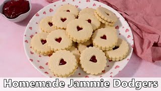 Homemade Jammie Dodgers Recipe [upl. by Nahaj]