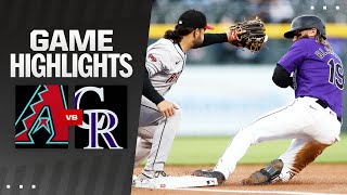 Dbacks vs Rockies Game Highlights 4824  MLB Highlights [upl. by Netsrijk124]