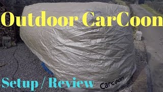 Outdoor CarCoon Car Storage System Setup and Review [upl. by Borden52]