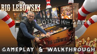 Big Lebowski pinball gameplay amp tutorial  We take a look at at Fantastic game from Dutch Pinball [upl. by Mctyre]