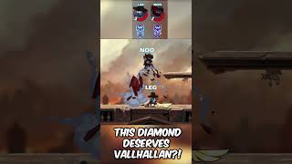 Diamond Who Deserves Valhallan vs ACTUAL VALHALLAN brawlhalla [upl. by Leid]